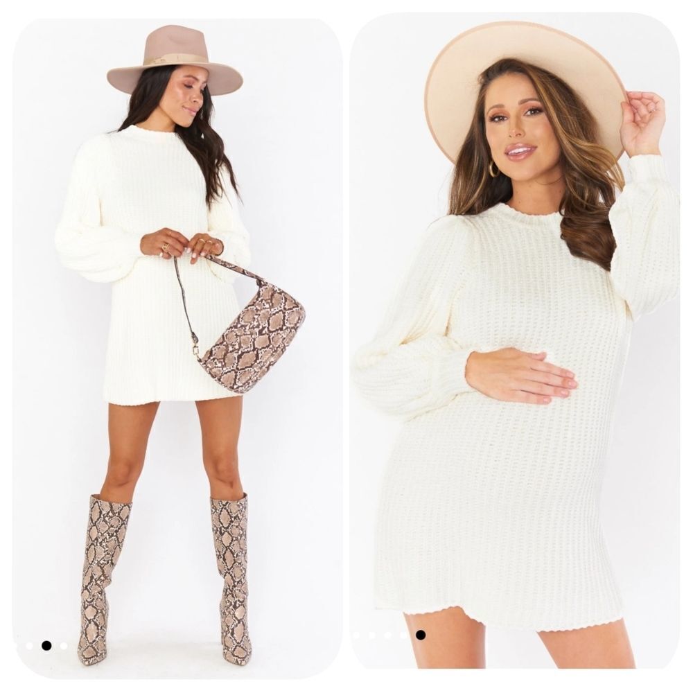 NWOT SHOW Me Your MuMu Dixon Sweater Dress - Picture 2 of 11